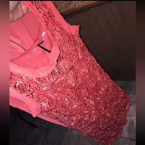 Coral/pink dress